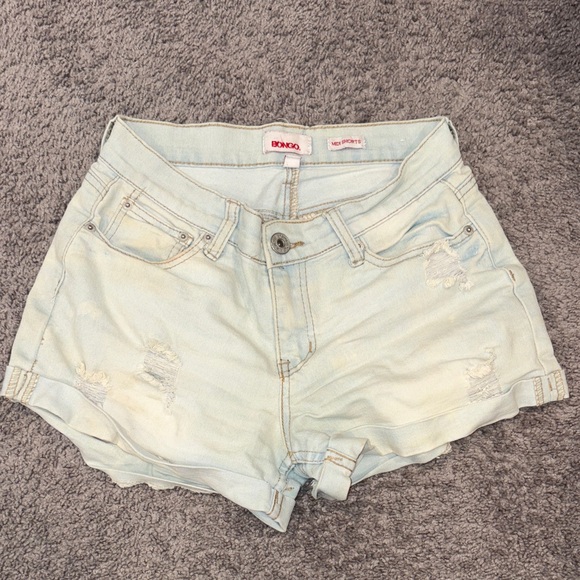 BONGO Light Wash Jean Shorts - Picture 1 of 3